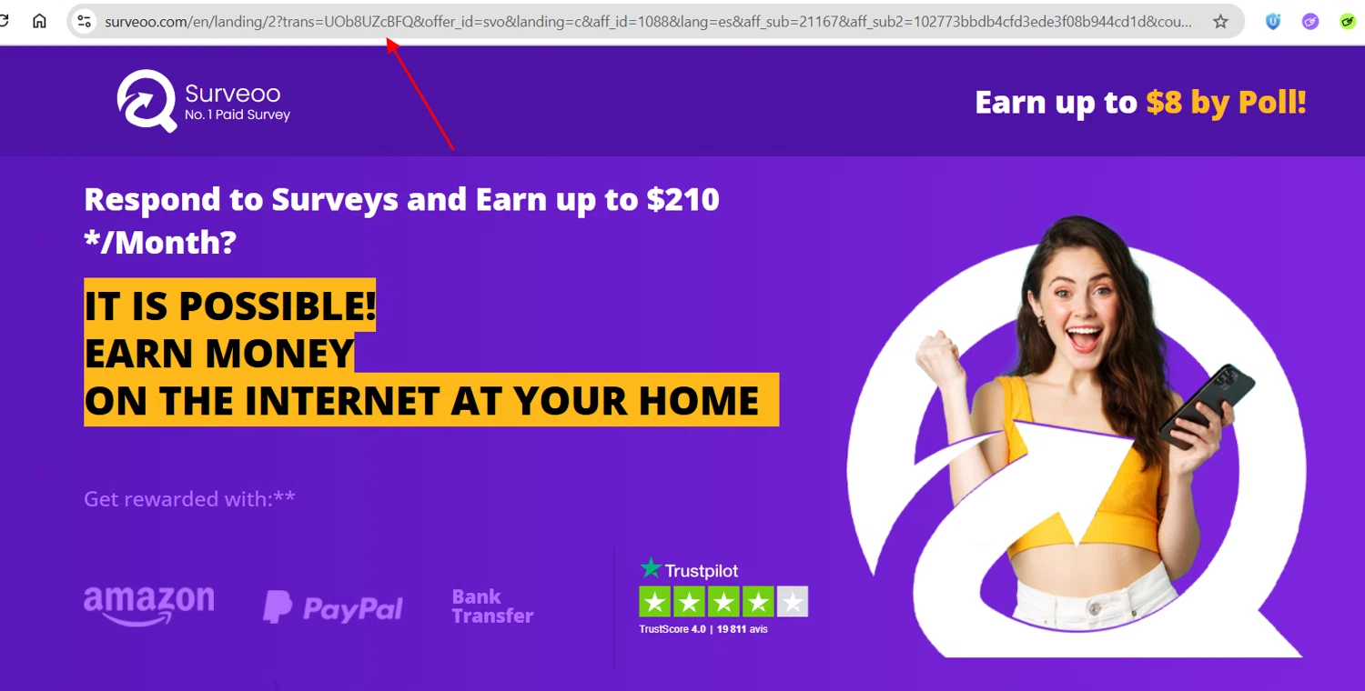 Surveoo promo code screenshot showing code UOb8UZcBFQ applied at Surveoo checkout page. Uploaded by SimplyCodes community member berdetweet on Jun 28, 2025