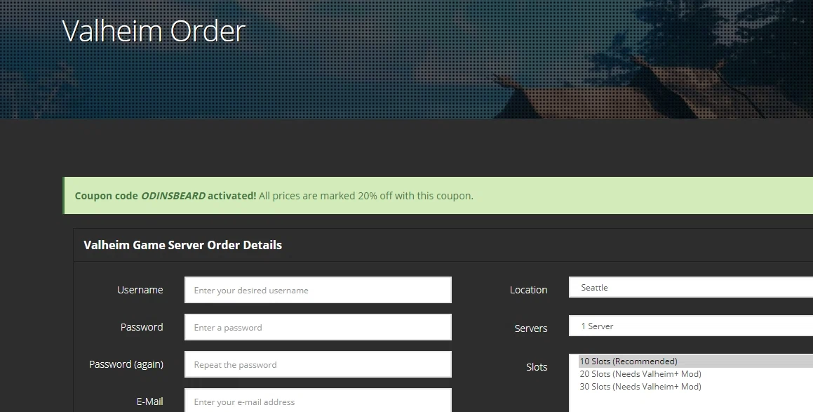 Survival Servers checkout page showing Survival Servers promo code box | Screenshot taken by SimplyCodes community member on Apr 24, 2021