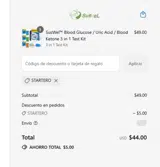 STARTERO coupon verification screenshot
