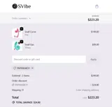 Svibe coupon verification screenshot