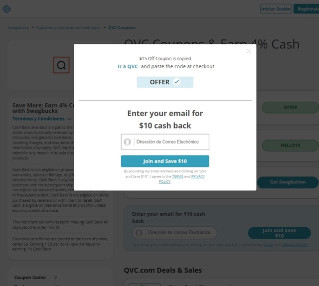 Swagbucks checkout page showing Swagbucks promo code box | Screenshot taken by SimplyCodes community member on Jan 14, 2022