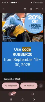 Swan Hose coupon verification screenshot