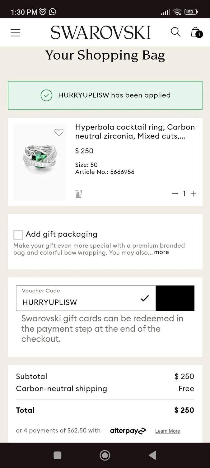 Swarovski Promo Codes 50 Off December 2023