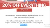 XmasEarly coupon verification screenshot