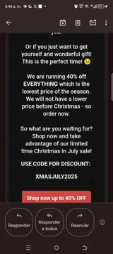 XMASJULY2025 coupon verification screenshot