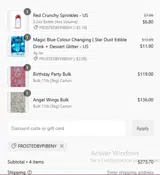 Sweetapolita coupon verification screenshot