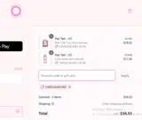 Sweetapolita coupon verification screenshot