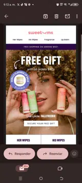 Fallfreebie coupon verification screenshot