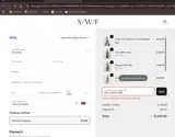 SWF Boutique coupon verification screenshot