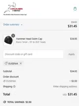 EUGENIA coupon verification screenshot