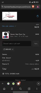 GERARD coupon verification screenshot