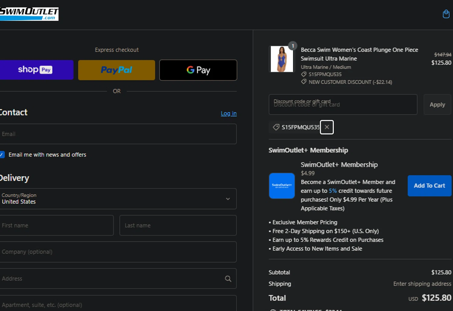 Swim Outlet Promo Codes 5 Off August 2024