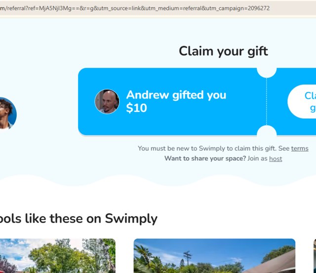 Swimply checkout page showing Swimply promo code box | Screenshot taken by SimplyCodes community member on Sep 8, 2025
