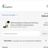 SwingMotion coupon verification screenshot