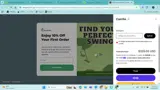 SwingMotion coupon verification screenshot