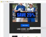SAVE25 coupon verification screenshot