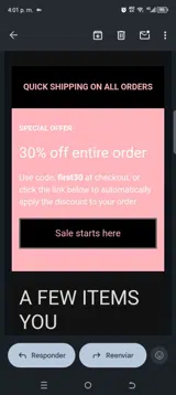 first30 coupon verification screenshot