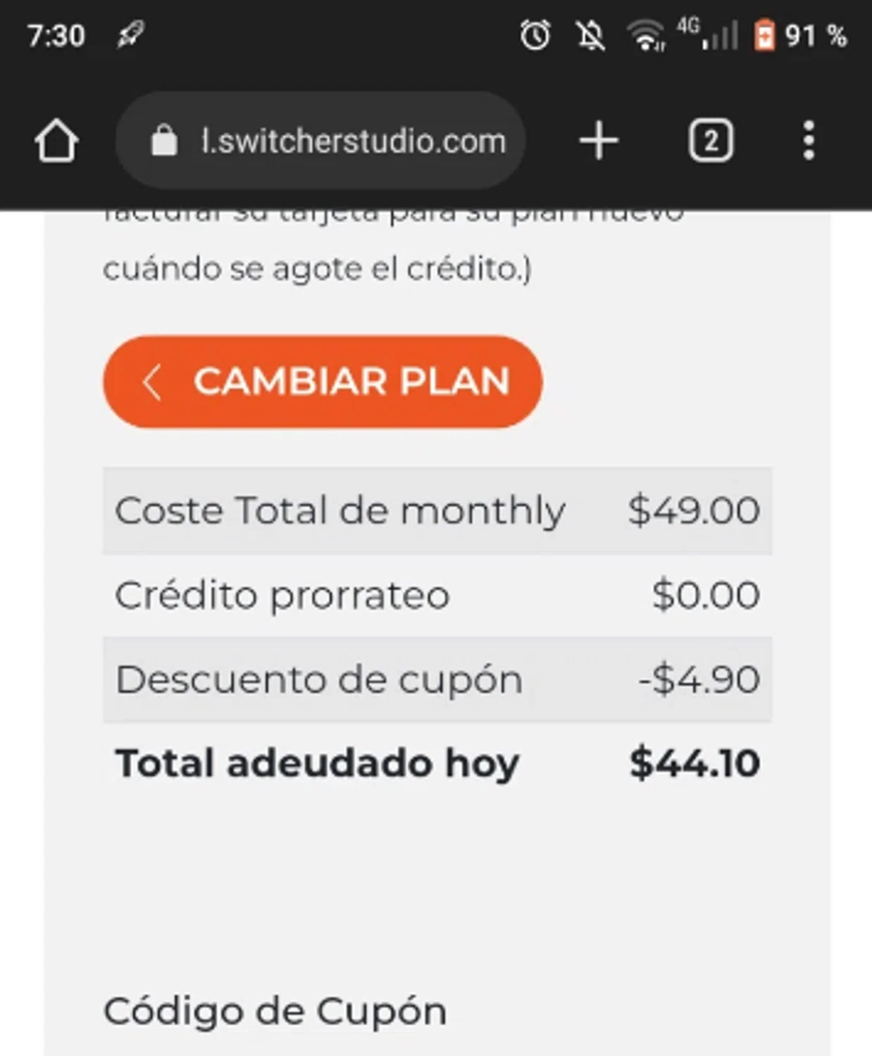 where to use Telestream promo code box
