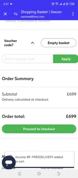 BF-FREEDELIVERY coupon verification screenshot