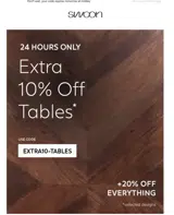 EXTRA10-TABLES coupon verification screenshot