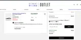 Stuart Weitzman Outlet coupon verification screenshot