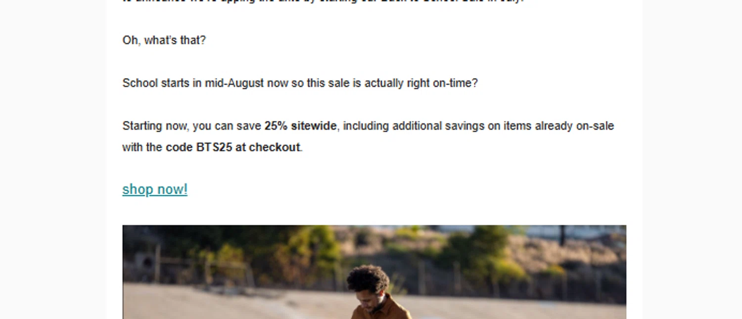 Swrve Clothing promo code screenshot showing code BTS25 applied at Swrve Clothing checkout page. Uploaded by SimplyCodes community member juanjose on Jul 29, 2025