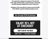TOTW coupon verification screenshot