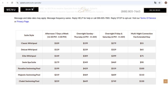 Sybaris checkout page showing Sybaris discount code box | Screenshot taken by SimplyCodes community member on Aug 14, 2025
