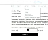 Sycamore Mineral Springs Resort coupon verification screenshot