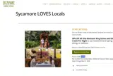 Sycamore Mineral Springs Resort coupon verification screenshot
