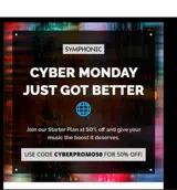 Symphonic Distribution coupon verification screenshot
