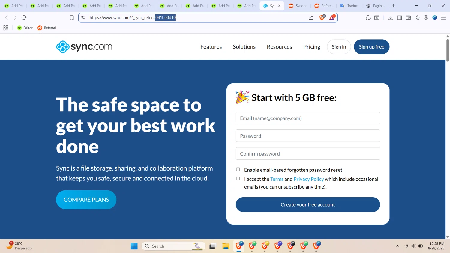 Sync promo code screenshot showing code 041be0d10 applied at Sync checkout page. Uploaded by SimplyCodes community member BabaYaga on Aug 29, 2025