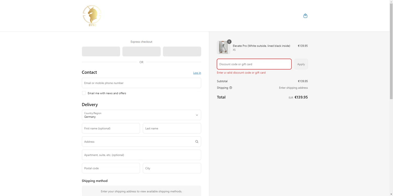 Sync Equestrian discount code screenshot showing code MEMORIALDAY applied at Sync Equestrian checkout page. Uploaded by SimplyCodes community member ExtraordinaryShopper780 on Jun 7, 2025