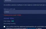 CYBER coupon verification screenshot