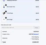 Synthro Lab coupon verification screenshot