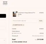 SZBIRTHDAY40 coupon verification screenshot