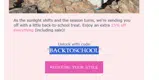 BACKTOSCHOOL coupon verification screenshot