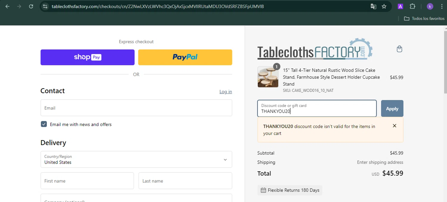 Tableclothsfactory Coupons 10 Off September 2024