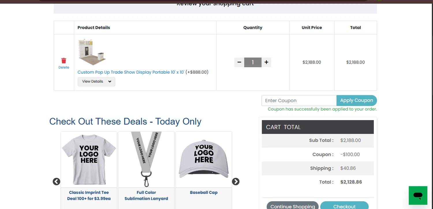 TableCoversNow coupon code screenshot showing code CHECKOUT20 applied at TableCoversNow checkout page. Uploaded by SimplyCodes community member juanisaac on Oct 19, 2025
