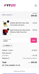 ADBH6 coupon verification screenshot