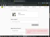 HOHOHO coupon verification screenshot
