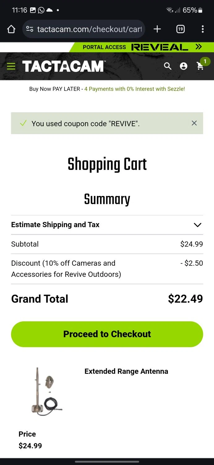 Tactacam Promo Codes 10 Off September 2024