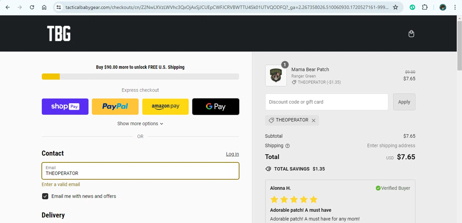 Tactical Baby Gear Coupons 15 Off September 2024