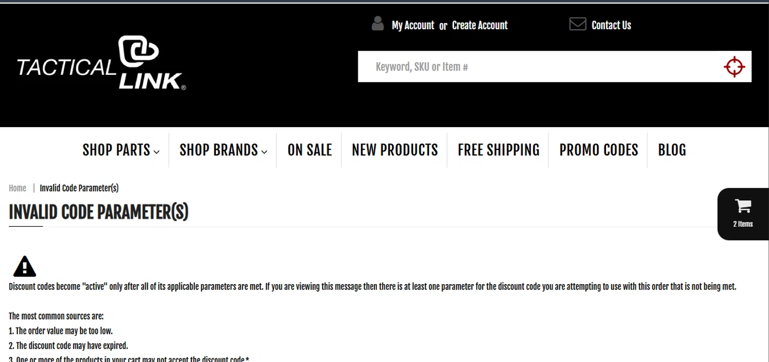 Tactical Link promo code screenshot showing code SAFETY applied at Tactical Link checkout page. Uploaded by SimplyCodes community member PennySage5996 on Jul 9, 2025