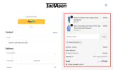 TACVASEN coupon verification screenshot