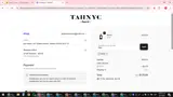 TAHNYC coupon verification screenshot