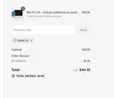 XAMO10 coupon verification screenshot