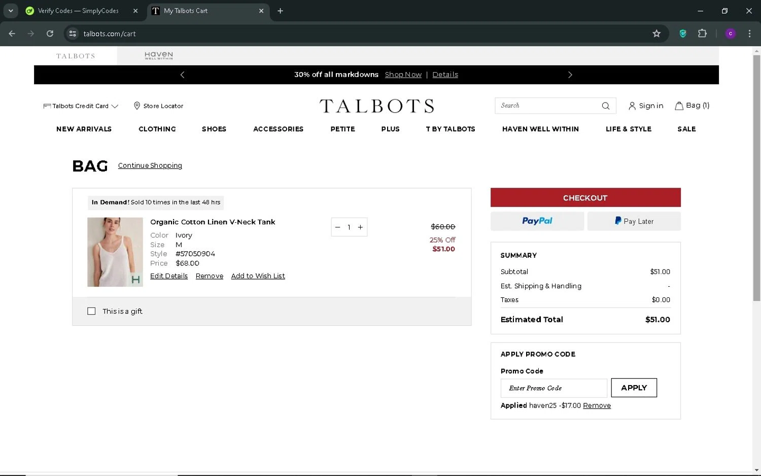 Talbots Promo Codes 40 Off October 2024