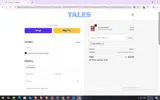 Tales.com coupon verification screenshot