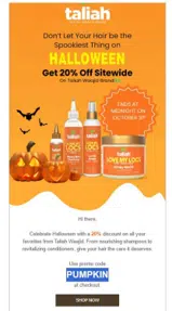 Taliah Waajid coupon verification screenshot